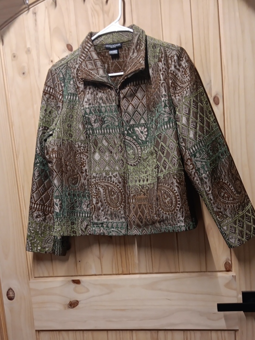 Molly & Maxx Patchwork Paisley Vintage Jacket EUC